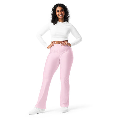 Cachy’s Urban high-waisted flared leggings for women, available in multiple colours, perfect for sporty and casual streetwear style