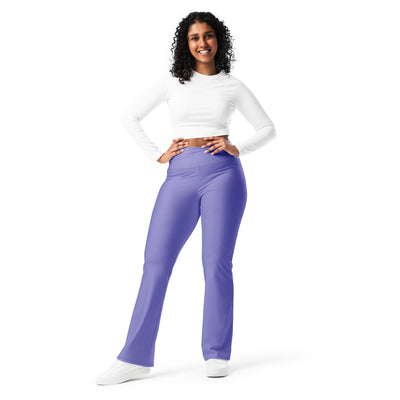 Cachy’s Urban high-waisted flared leggings for women, available in multiple colours, perfect for sporty and casual streetwear style