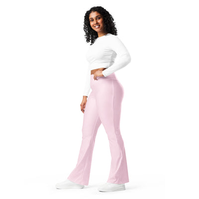 Cachy’s Urban high-waisted flared leggings for women, available in multiple colours, perfect for sporty and casual streetwear style