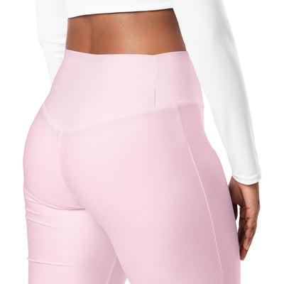 Cachy’s Urban high-waisted flared leggings for women, available in multiple colours, perfect for sporty and casual streetwear style