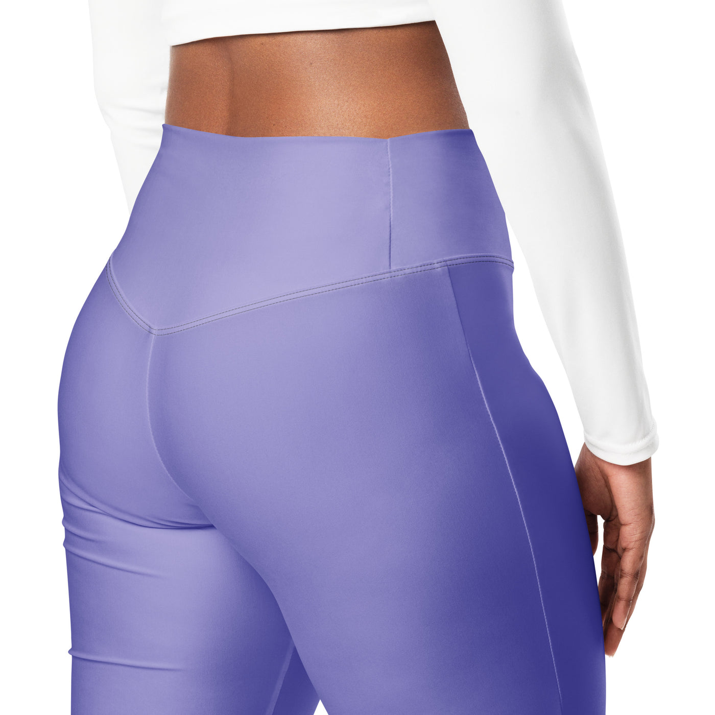 Cachy’s Urban high-waisted flared leggings for women, available in multiple colours, perfect for sporty and casual streetwear style