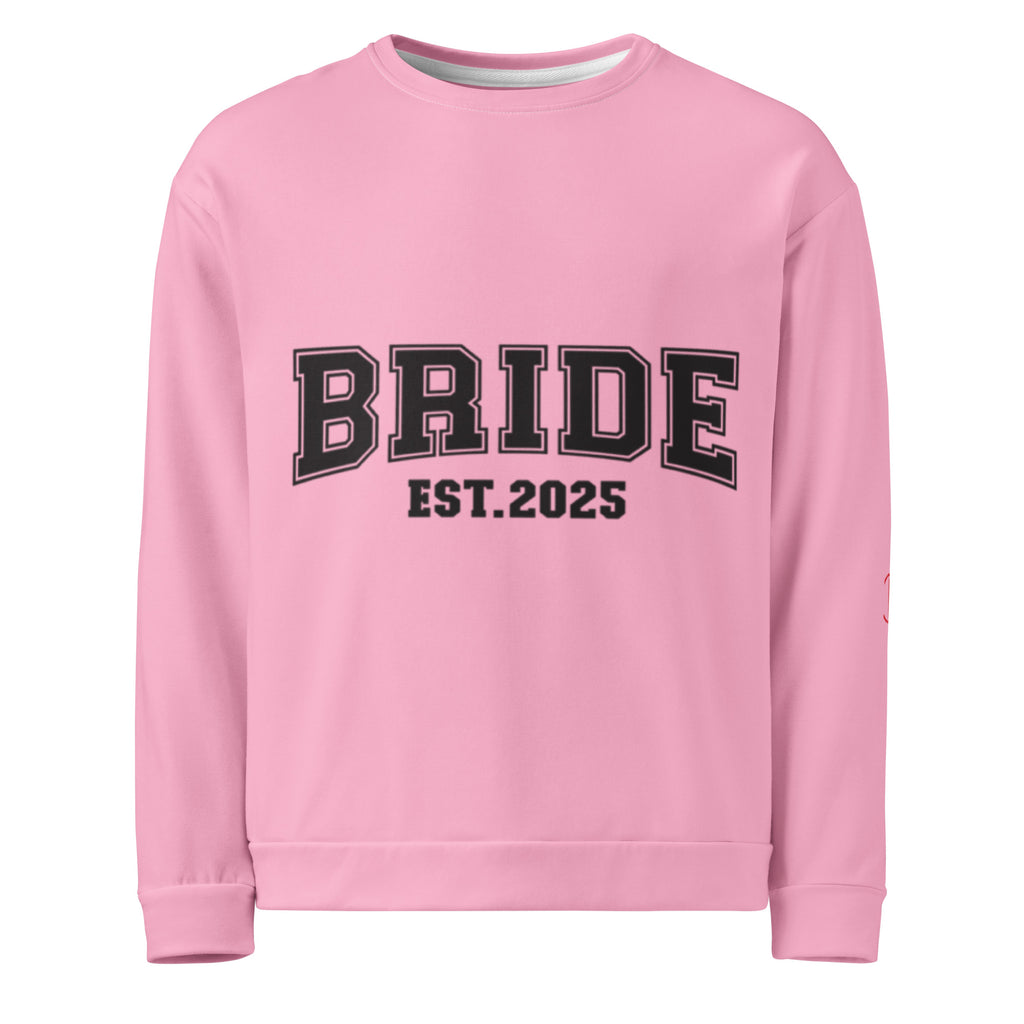 Cachy’s Urban sweatshirt with “Bride Est. 2025” graphic print, available in multiple colours
