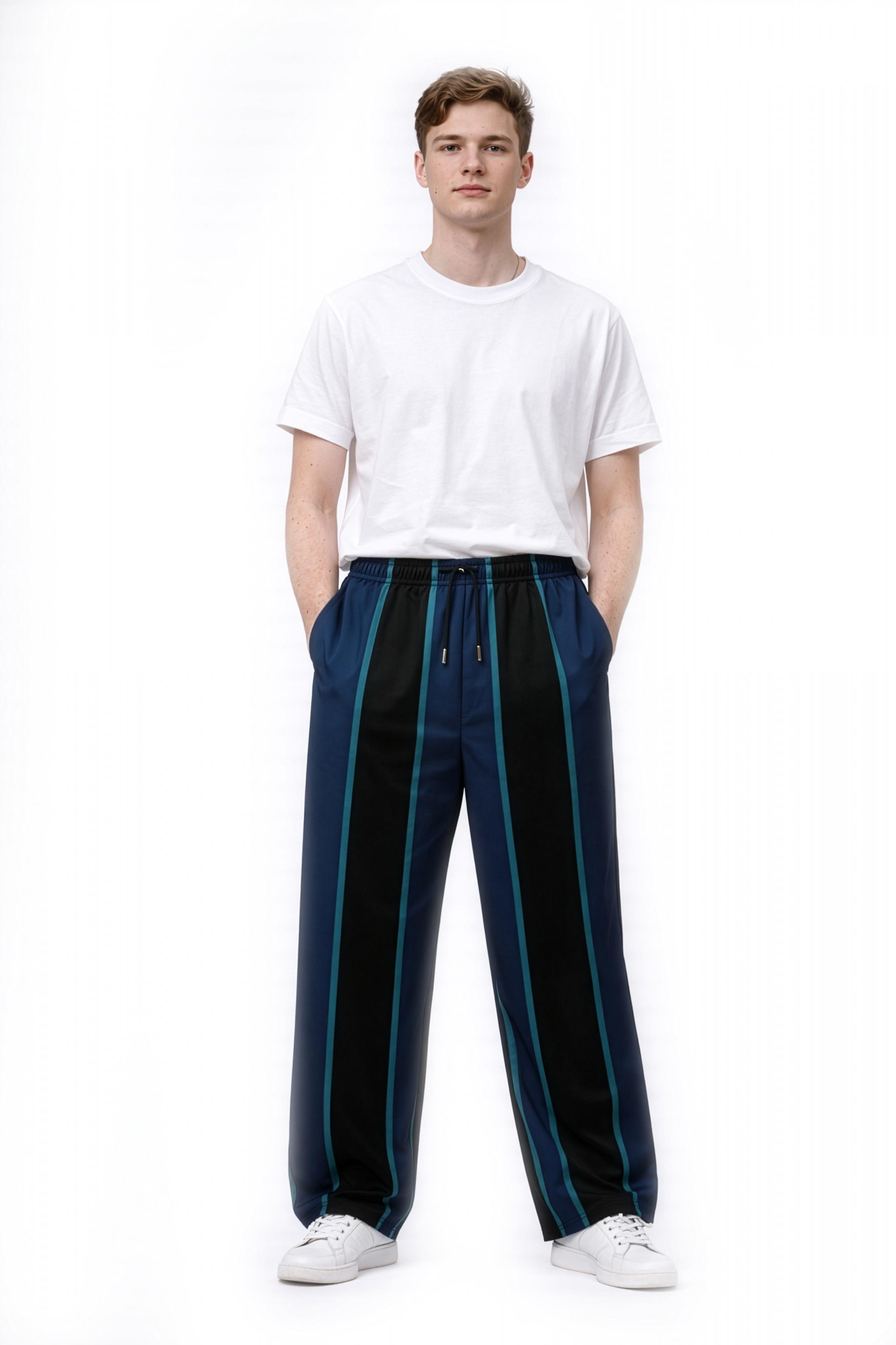 All-over print unisex wide-leg pants