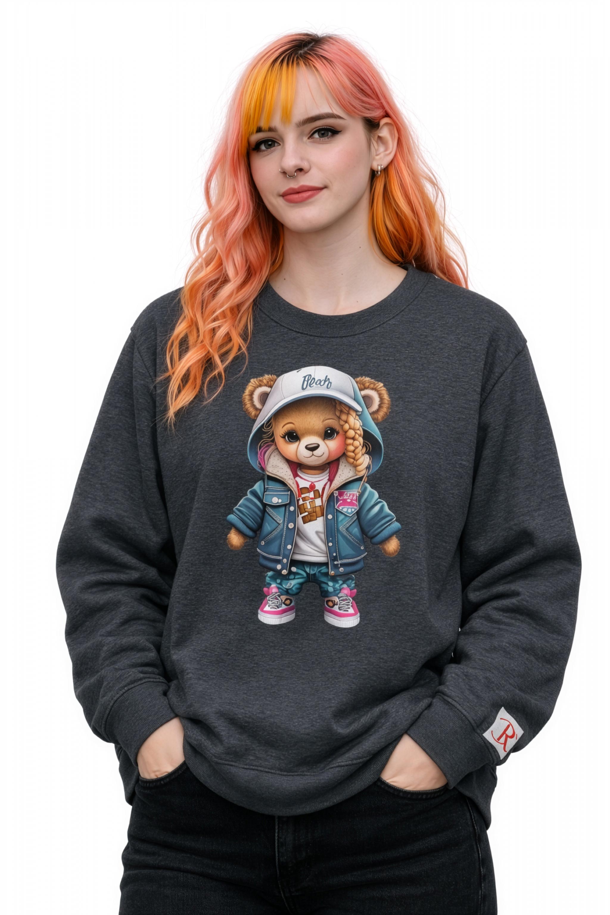 Unisex Sweatshirt - Urban Teddy Girl