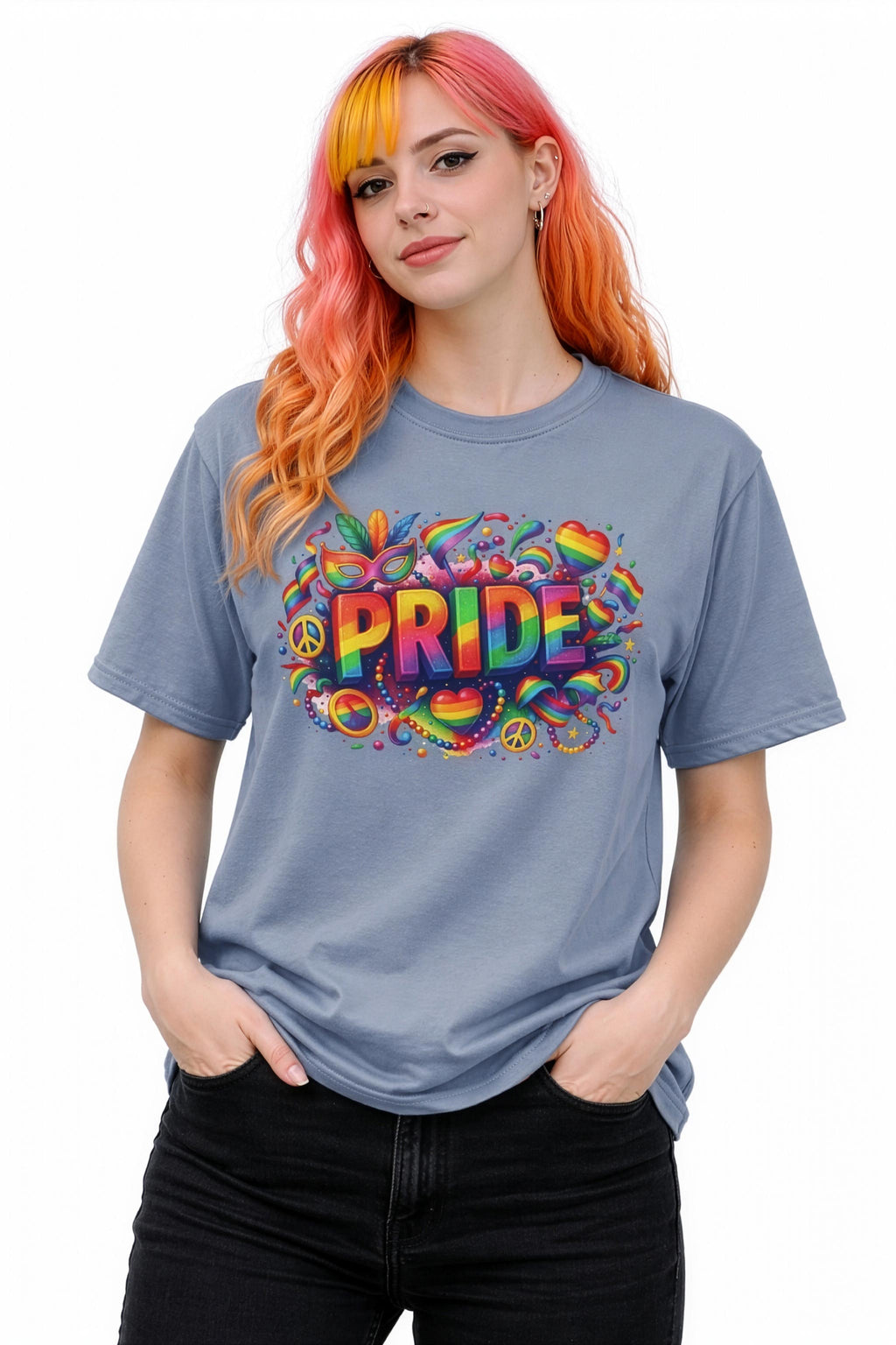 Unisex garment-dyed heavyweight t-shirt - Pride
