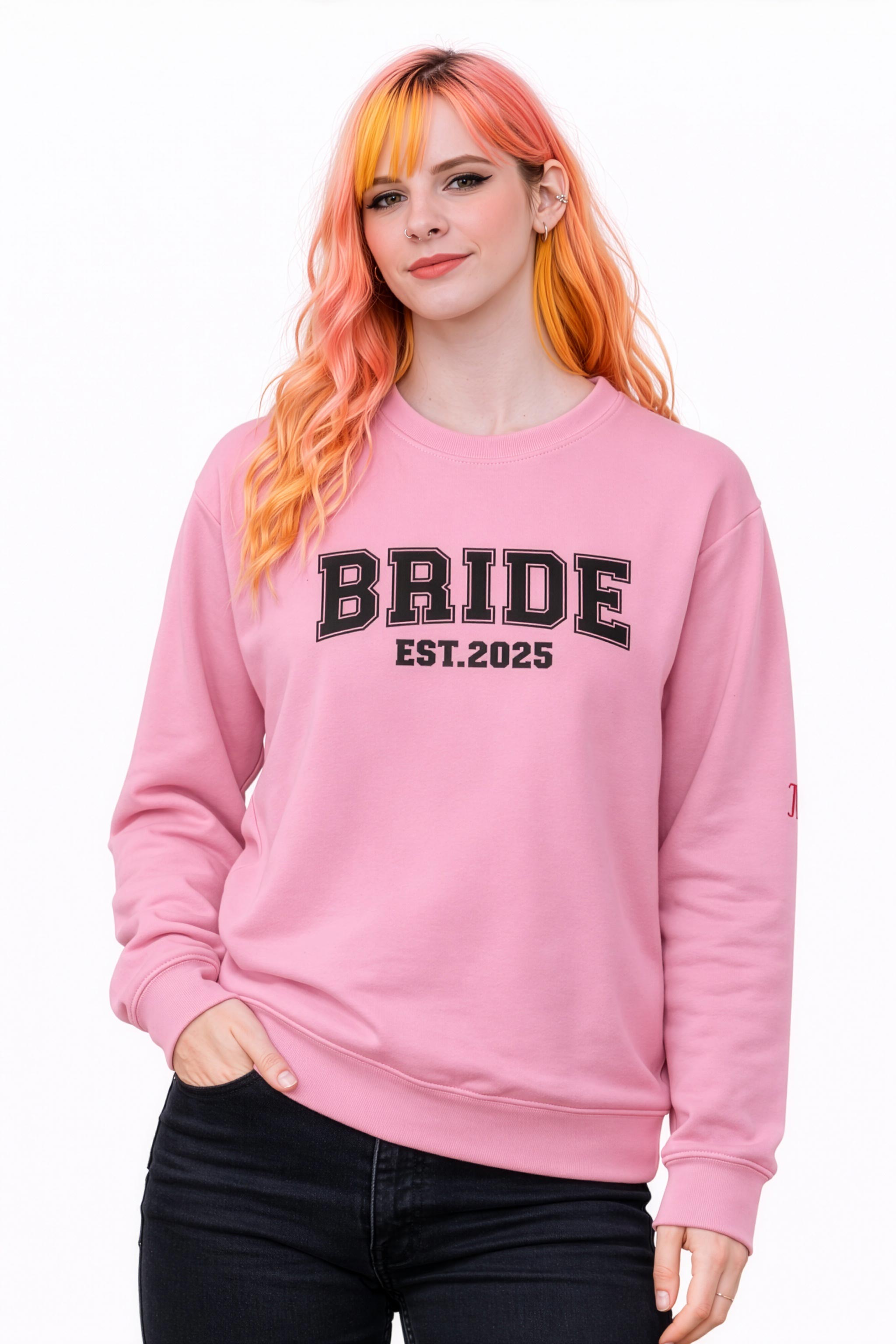 Unisex Sweatshirt - Bride 2025 Pink