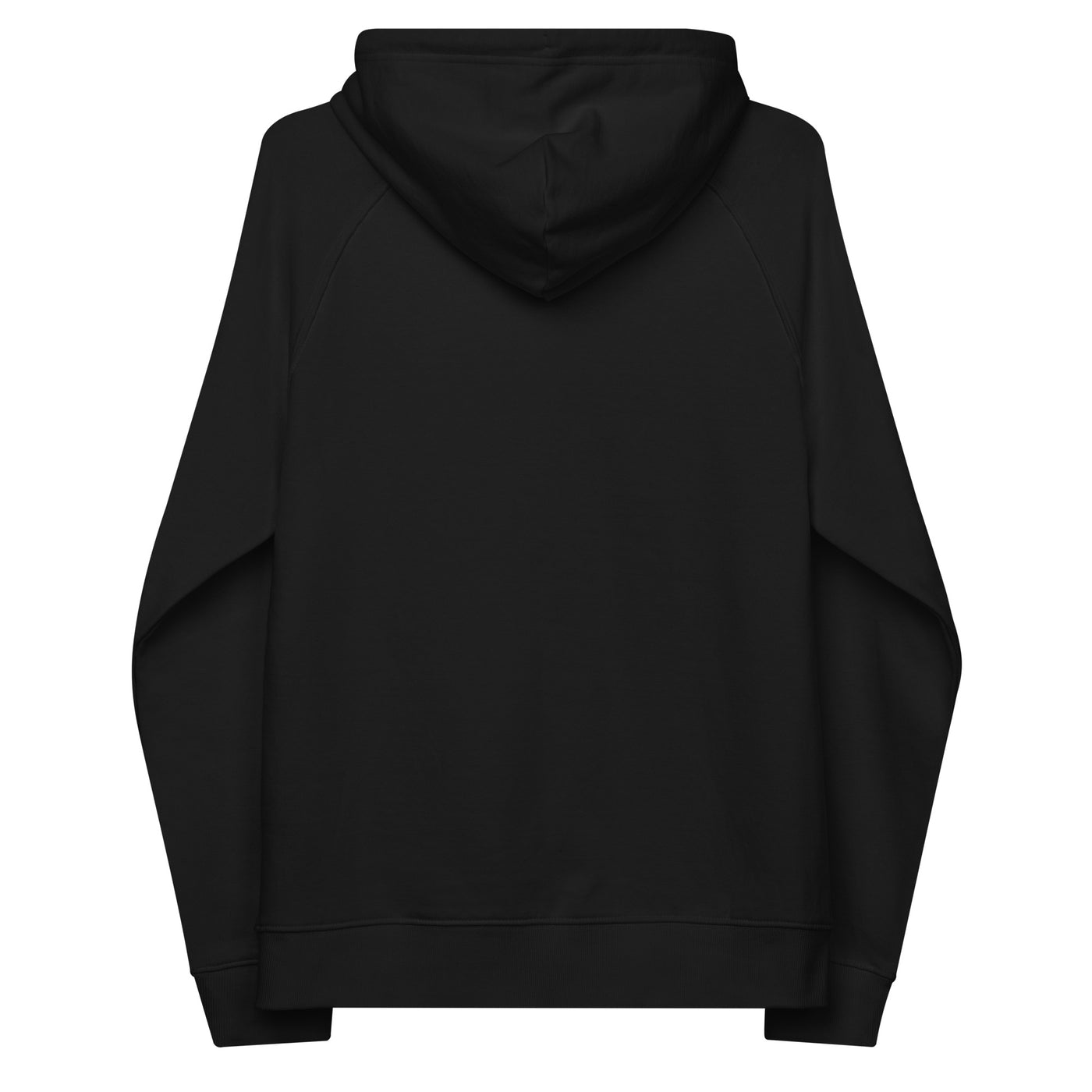 unisex eco raglan hoodie with colorful teddy bear print