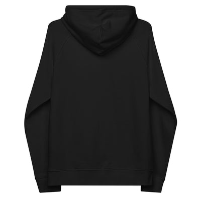 unisex eco raglan hoodie with colorful teddy bear print