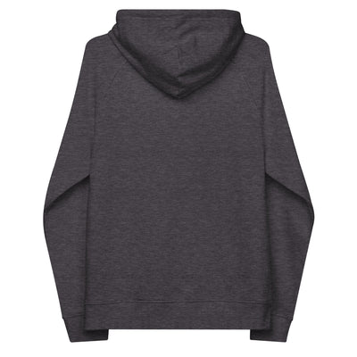 unisex eco raglan hoodie with colorful teddy bear print