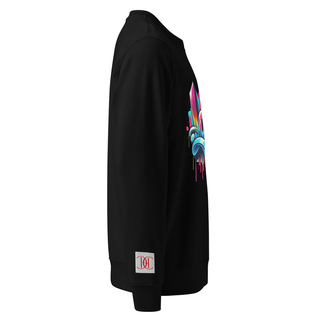 Cachy’s Urban sweatshirt with colourful graffiti-style “Love” graphic print