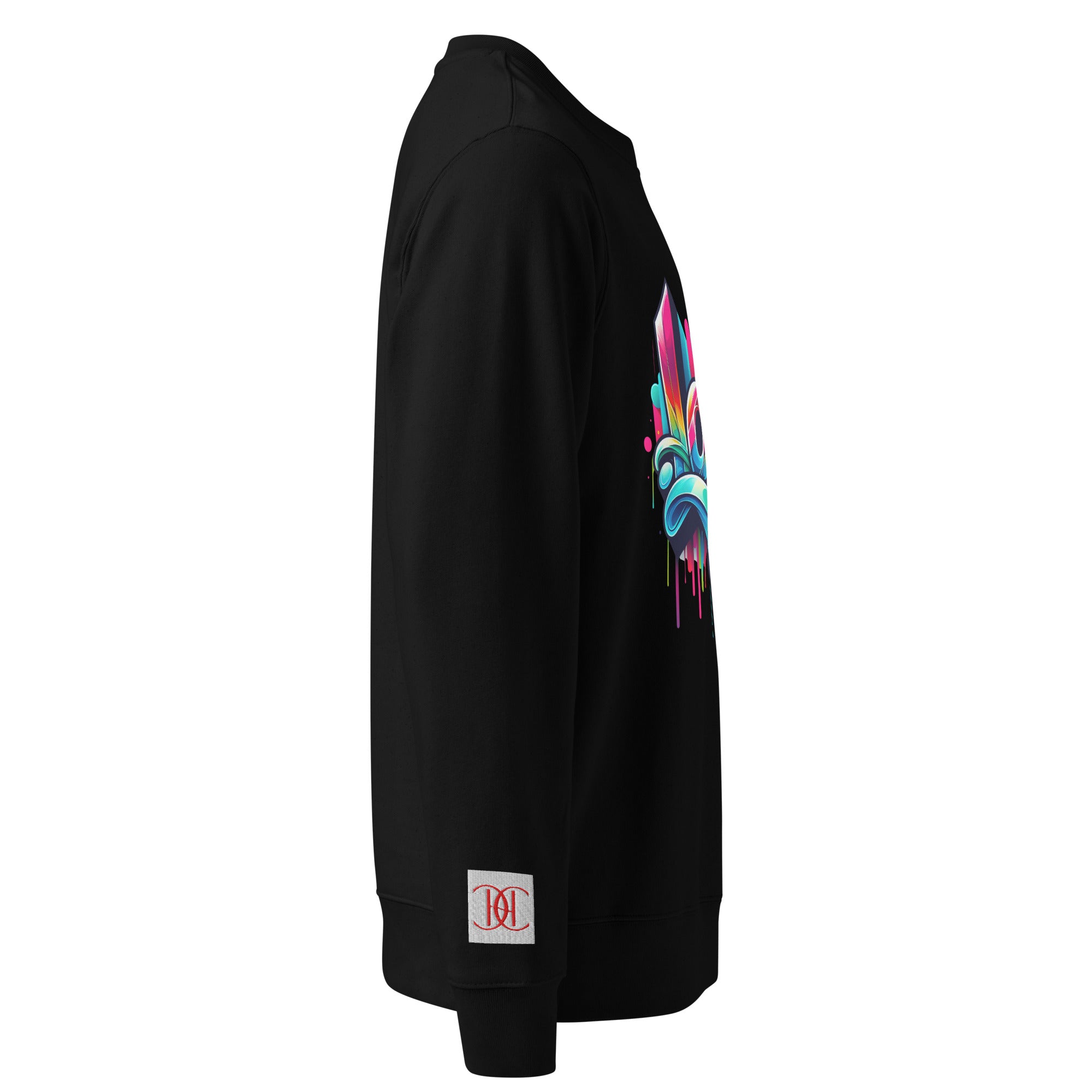 Cachy’s Urban sweatshirt with colourful graffiti-style “Love” graphic print