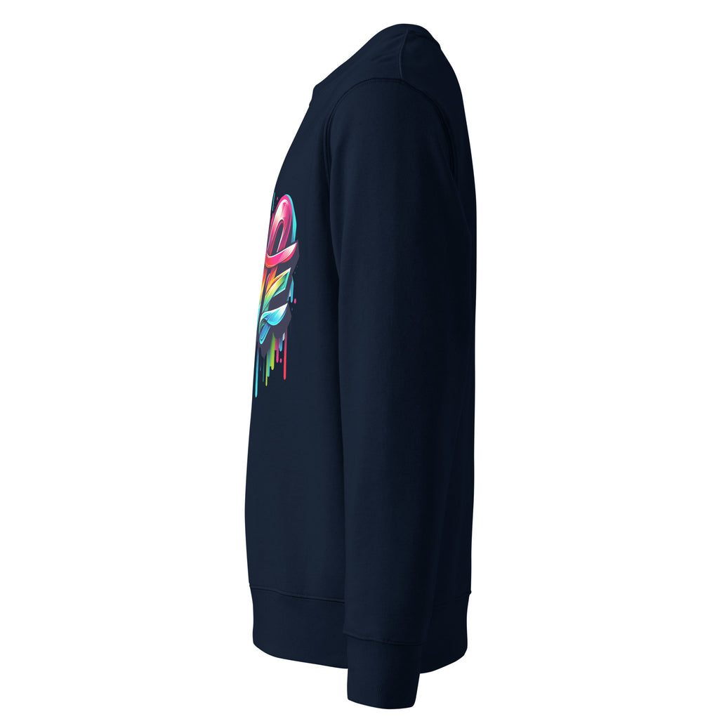 Cachy’s Urban sweatshirt with colourful graffiti-style “Love” graphic print