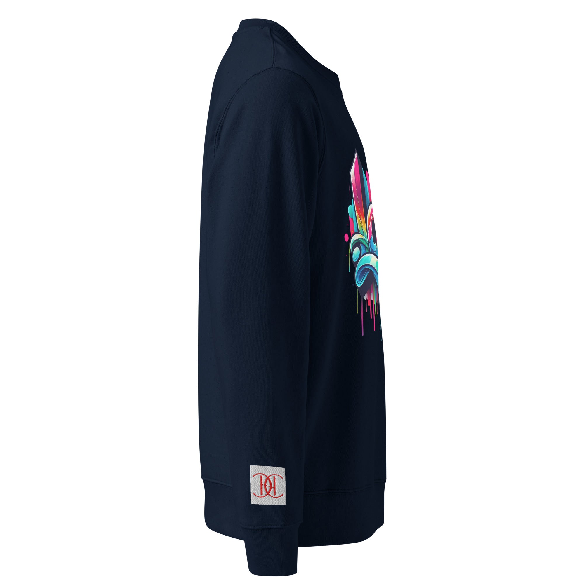 Cachy’s Urban sweatshirt with colourful graffiti-style “Love” graphic print