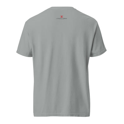 Cachy’s Urban t-shirt with colourful “Choose Love” graphic featuring sunflower and rainbow design