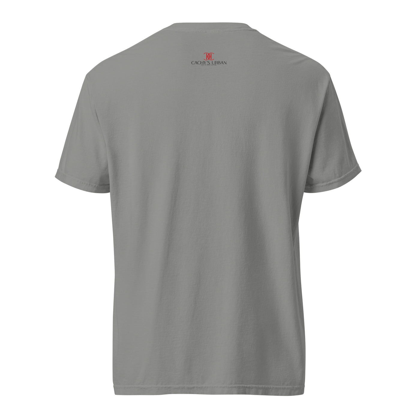 Cachy’s Urban grey t-shirt with colourful rainbow “Pride” graphic design, available in multiple colours