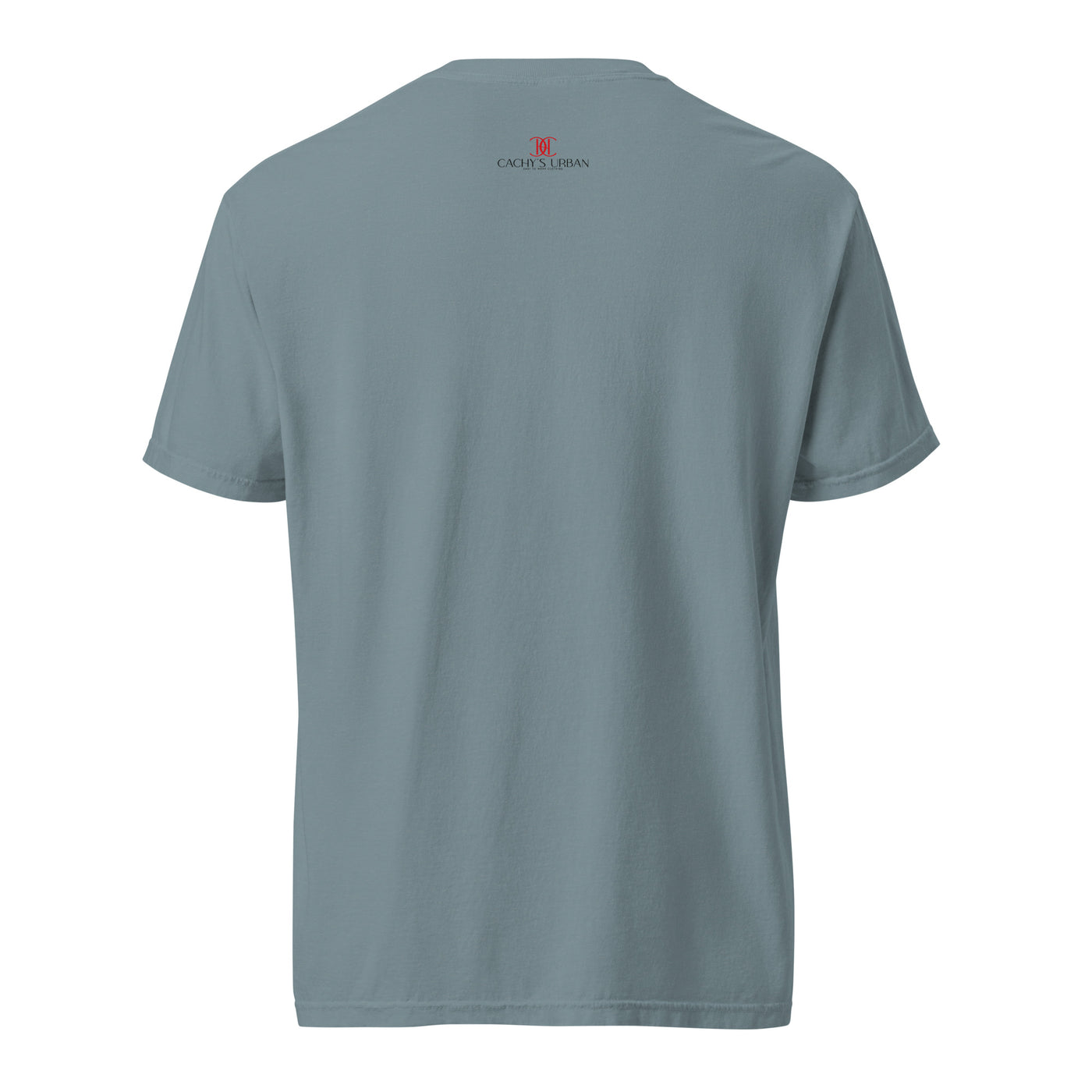 Cachy’s Urban grey t-shirt with colourful rainbow “Pride” graphic design, available in multiple colours