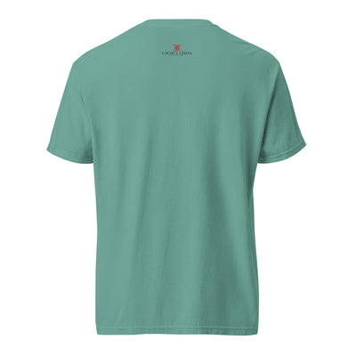 Cachy’s Urban t-shirt with colourful “Choose Love” graphic featuring sunflower and rainbow design