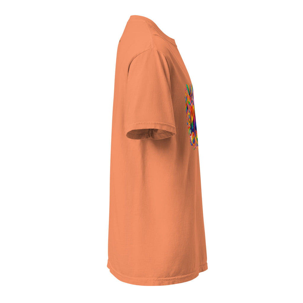 Cachy’s Urban t-shirt with colourful “Choose Love” graphic featuring sunflower and rainbow design