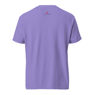 Cachy’s Urban t-shirt with colourful “Choose Love” graphic featuring sunflower and rainbow design