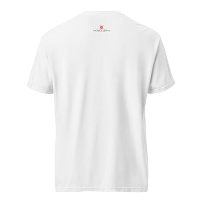 Cachy’s Urban white t-shirt with rainbow “Pride Tribe” graphic featuring flags and raised fist, available in multiple colours