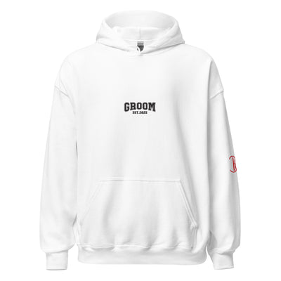 Cachy’s Urban hoodie with “Bride Est. 2025” graphic print, available in multiple colours