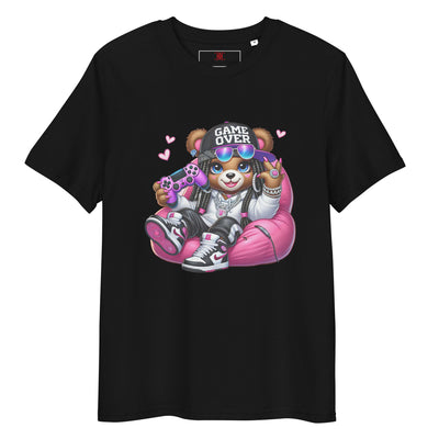 Cachy’s Urban t-shirt with gamer bear “Game Over” graphic print in urban streetwear style