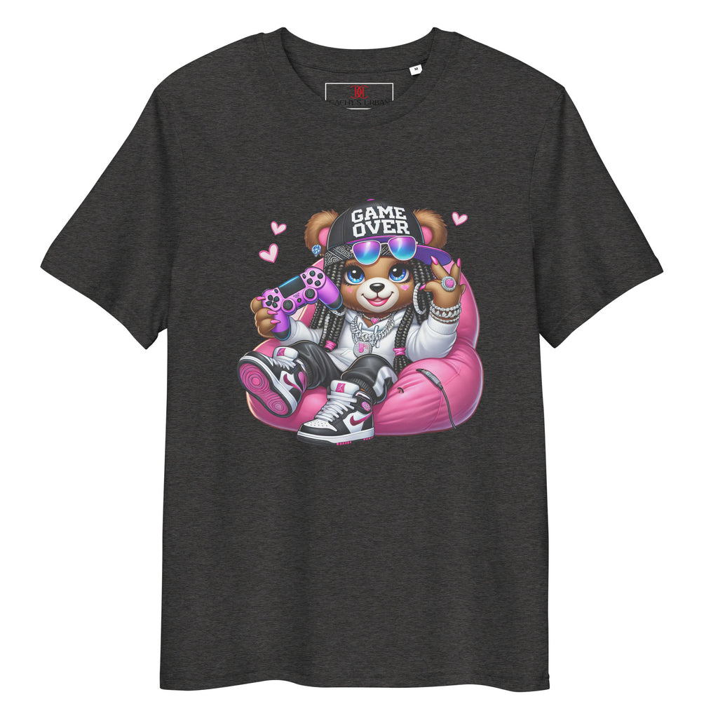 Cachy’s Urban t-shirt with gamer bear “Game Over” graphic print in urban streetwear style