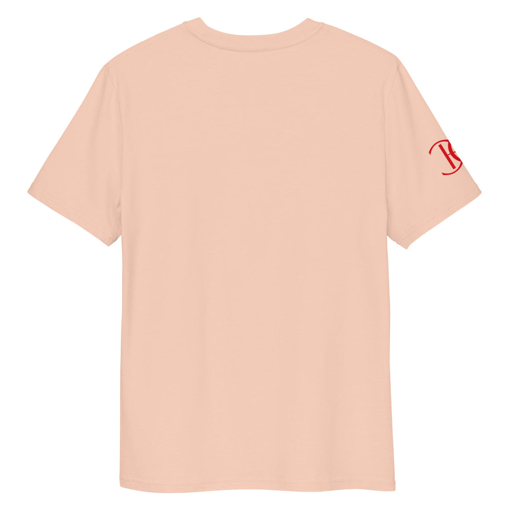 Cachy’s Urban t-shirt with cute teddy bear boba tea graphic and sunflower accents in colourful streetwear style