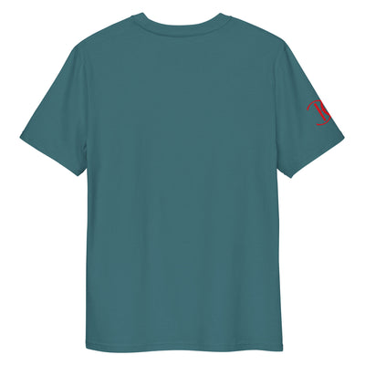 Cachy’s Urban t-shirt with cute teddy bear boba tea graphic and sunflower accents in colourful streetwear style