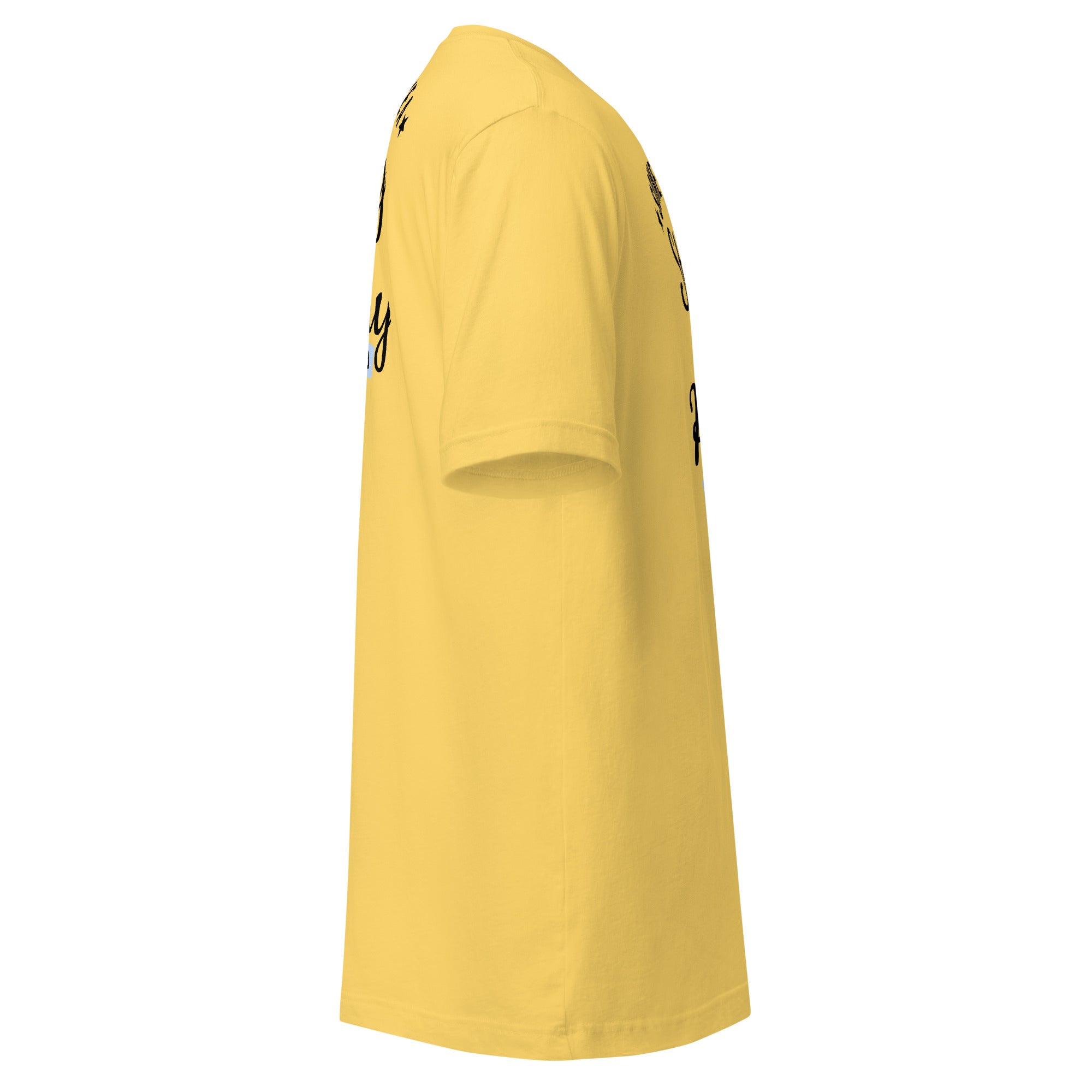 Cachy’s Urban yellow t-shirt with “Some Have a Story, We Made History, Class of 2020” graphic print