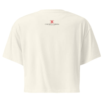 Cachy’s Urban cropped t-shirt with “Astroworld 05-11-21 Travis Scott” graphic print, available in multiple colours
