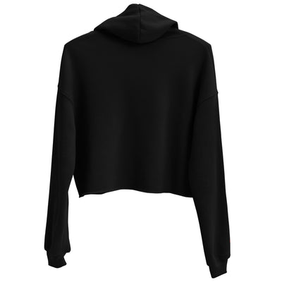 Cropped hoodie with Cachy’s Urban logo on the chest